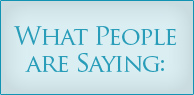 What People are Saying